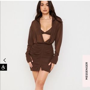 House of Cb Cleo dress never worn only tried on bra is included